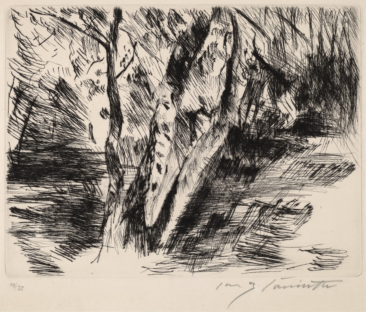 Birch Trees in the Tiergarten 1921