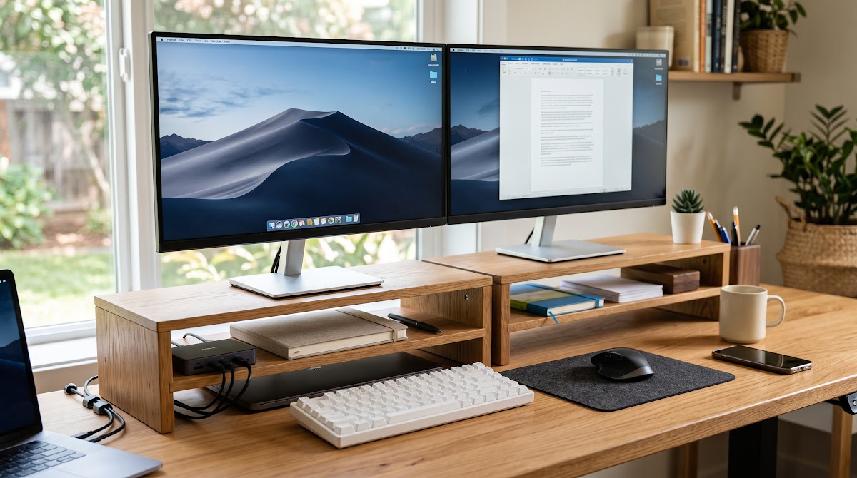 Best Monitor Stands with Storage for Home Offices (2026) - BEST BUDGET — IN CONTEXT