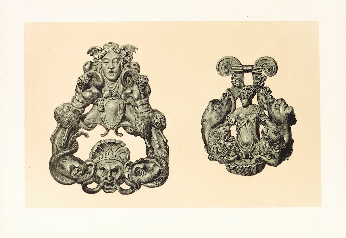 Italian Cinque cento Bronze Door knockers 1858