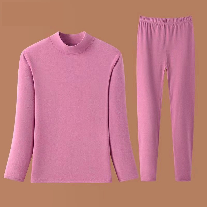 Thermal underwear set with high collar