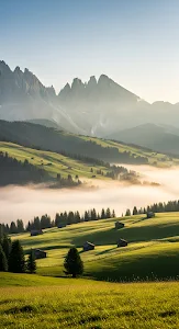 Whimsical Fantasy Forest with Fireflies