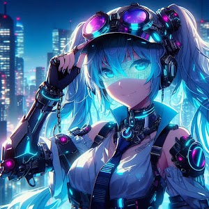 Futuristic Girl Wallpaper