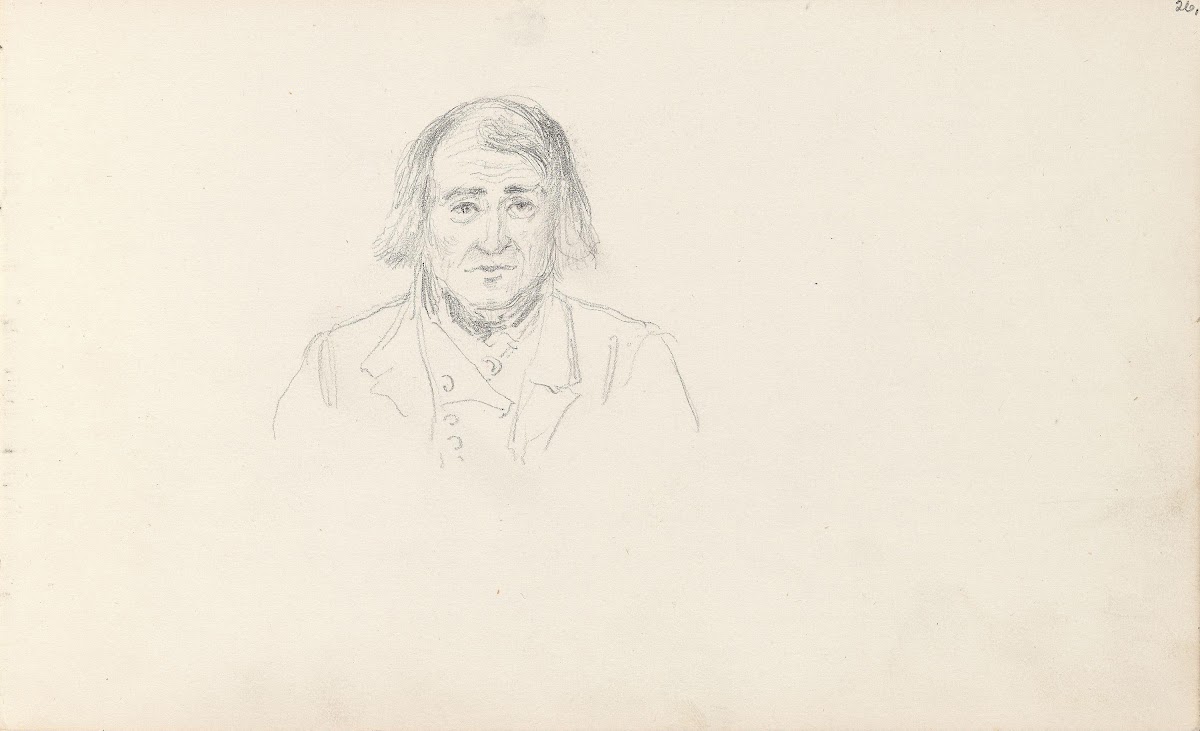 Mannsportrett en face 1857