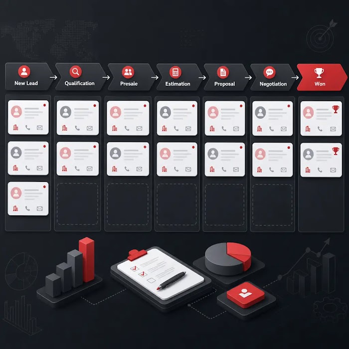 sales through Jira — Sales funnel scheme in Jira with deal stages