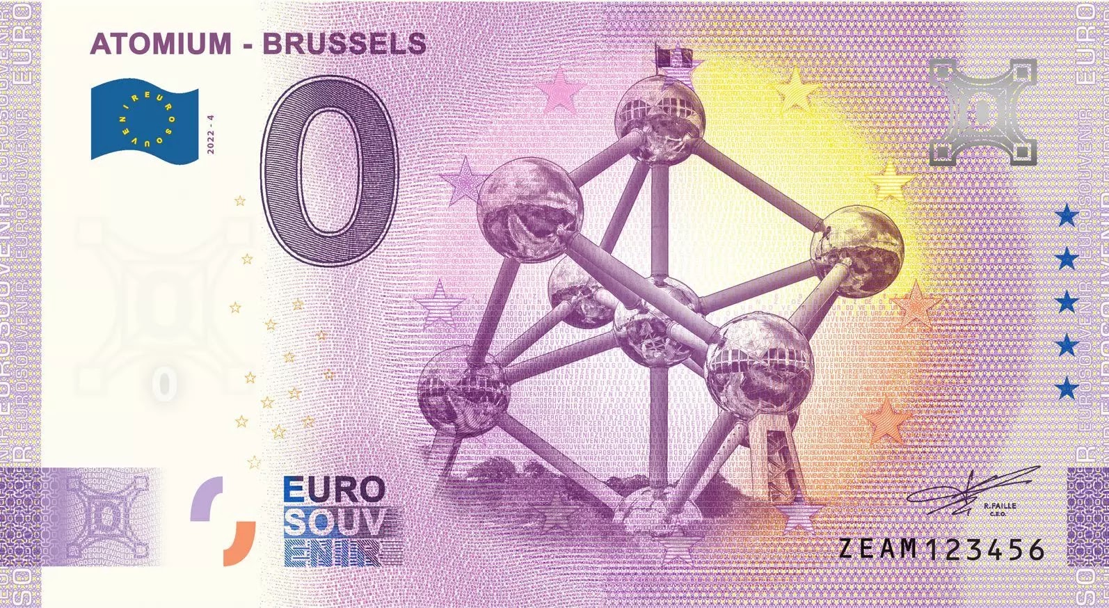 Billet 0€ ATOMIUM - BRUSSELS