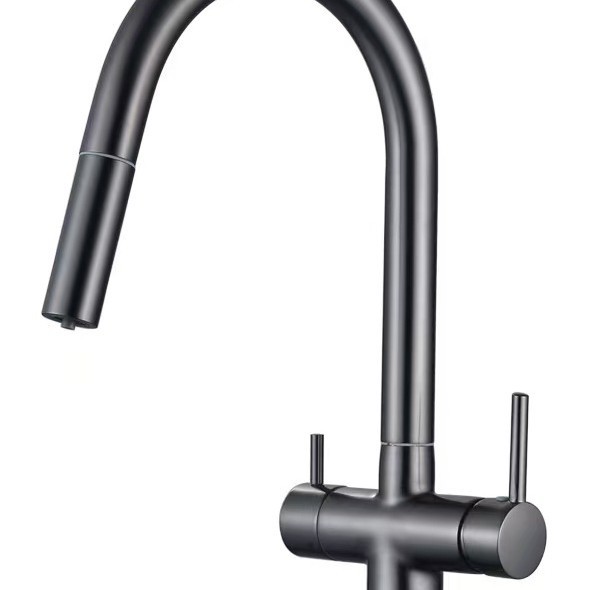 Küchenarmatur Edelstahl 304, Einhebel-Mischbatterie