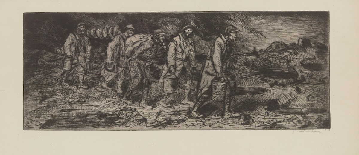 Ravitaillement en première ligne 1917
