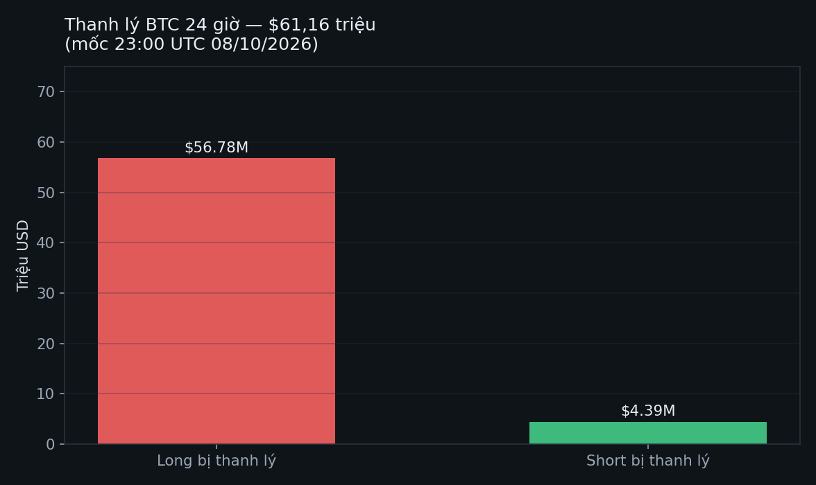 Long và short liquidation