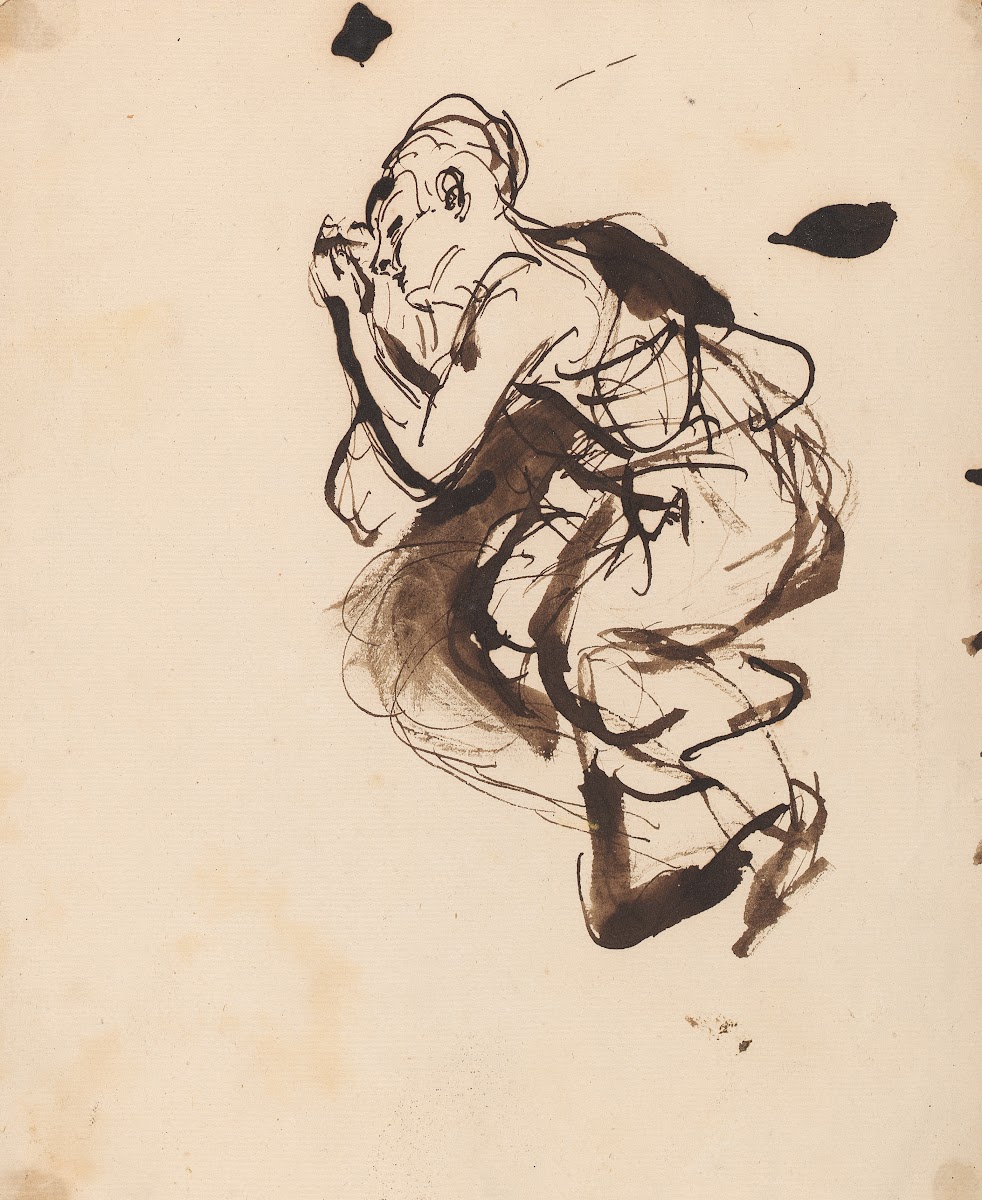 Sketch of a Sleeping Woman