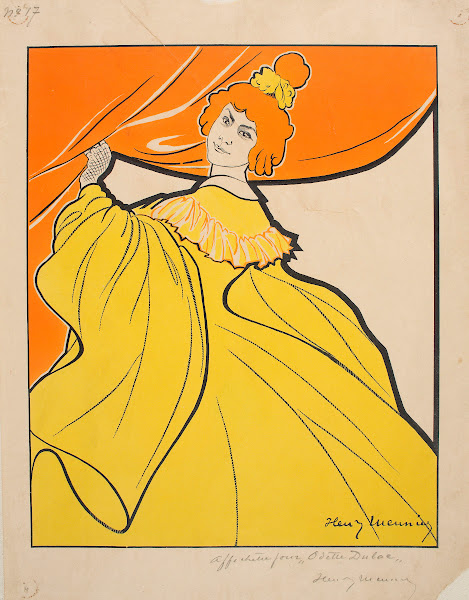 Affichette Pour Odette Dulac 1895 1902