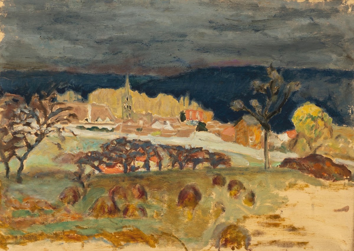 Village ciel dorage circa 1907