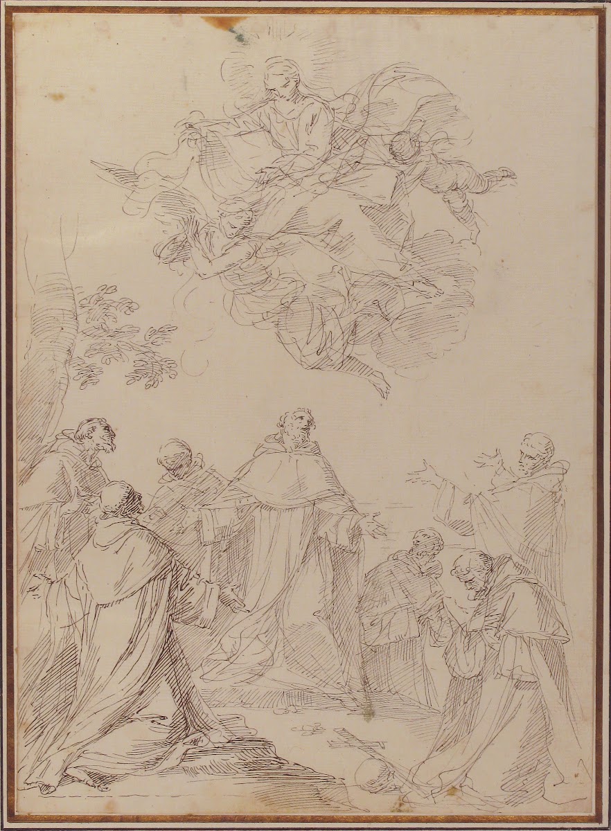 The Virgin Bringing the Habit to the Seven Founding Fathers of the Servite Order
