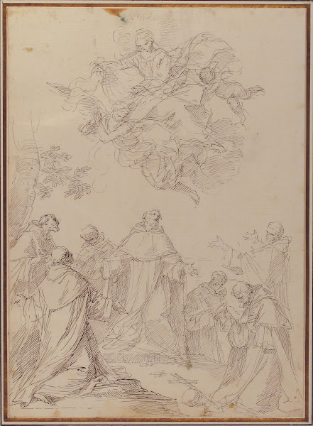 The Virgin Bringing the Habit to the Seven Founding Fathers of the Servite Order