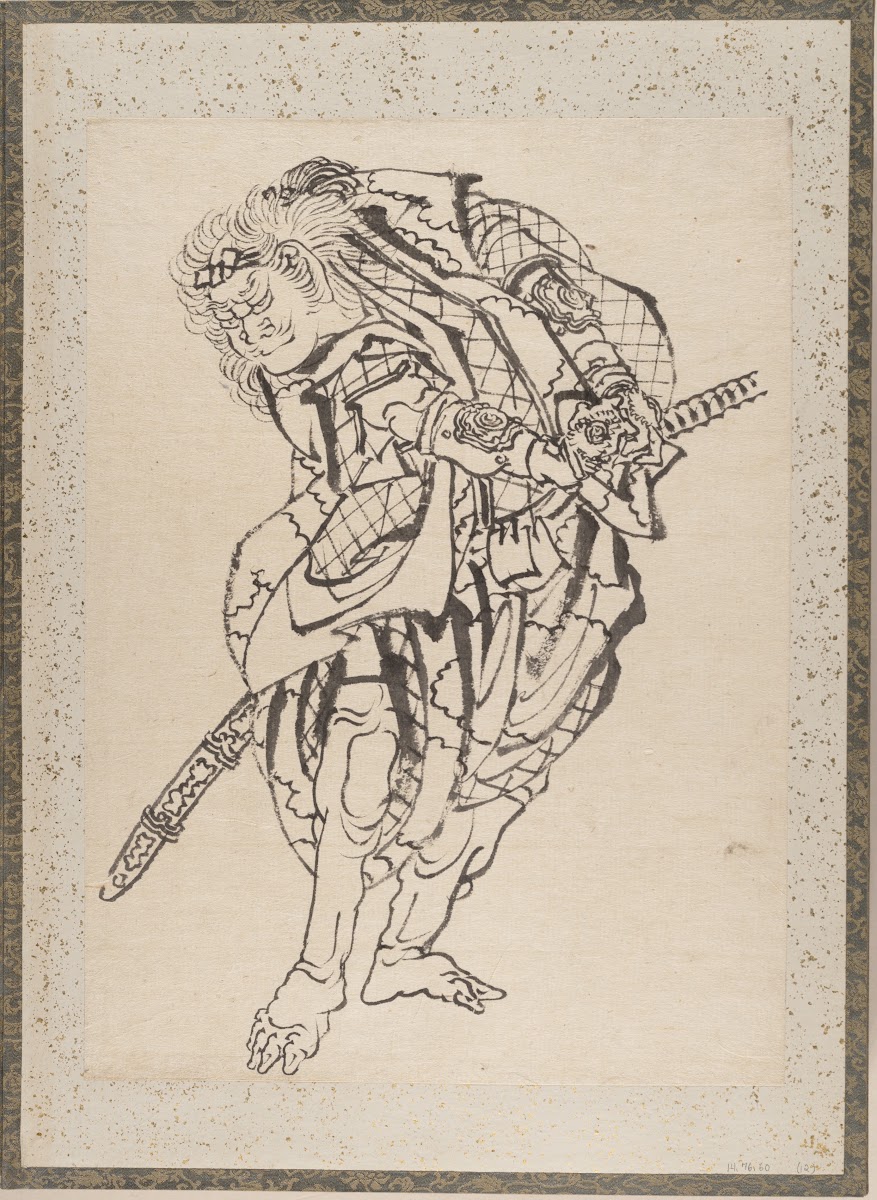 Album of Sketches by Katsushika Hokusai and His Disciples Pl12 19th century