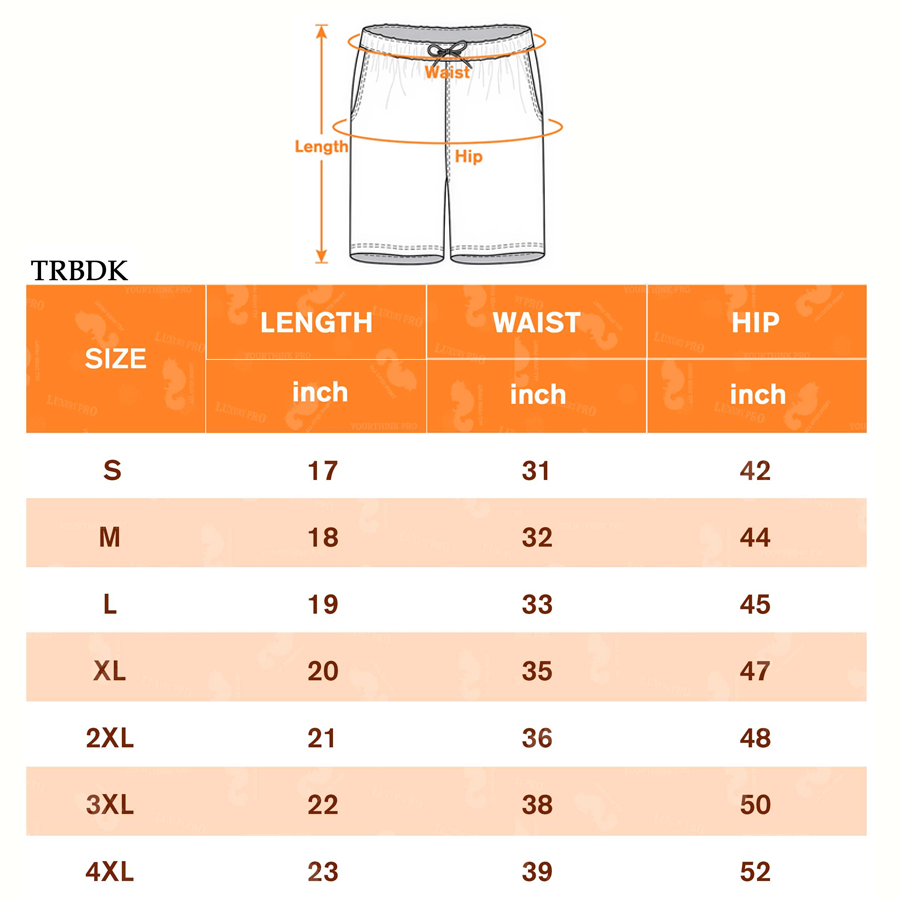3D Beach shorts-TRB