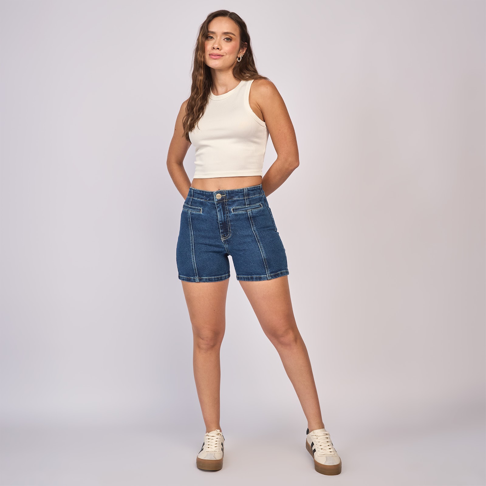 Short dama licrado - Vista 2