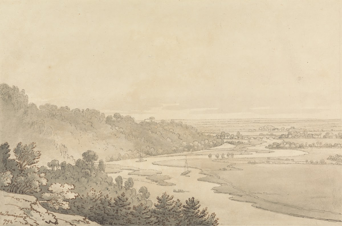View of Taplow and Maidenhead from Cliveden 1792