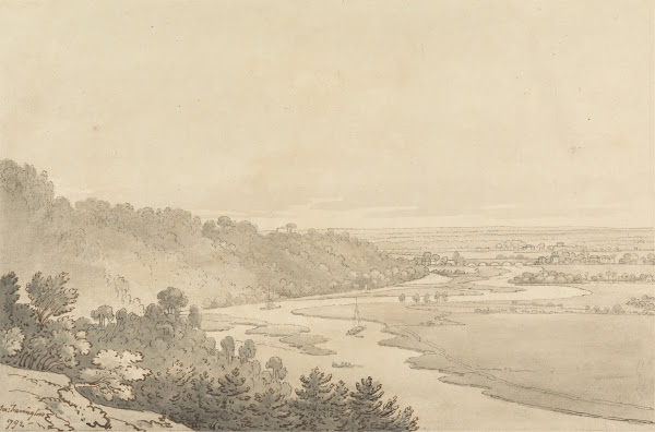 View of Taplow and Maidenhead from Cliveden 1792