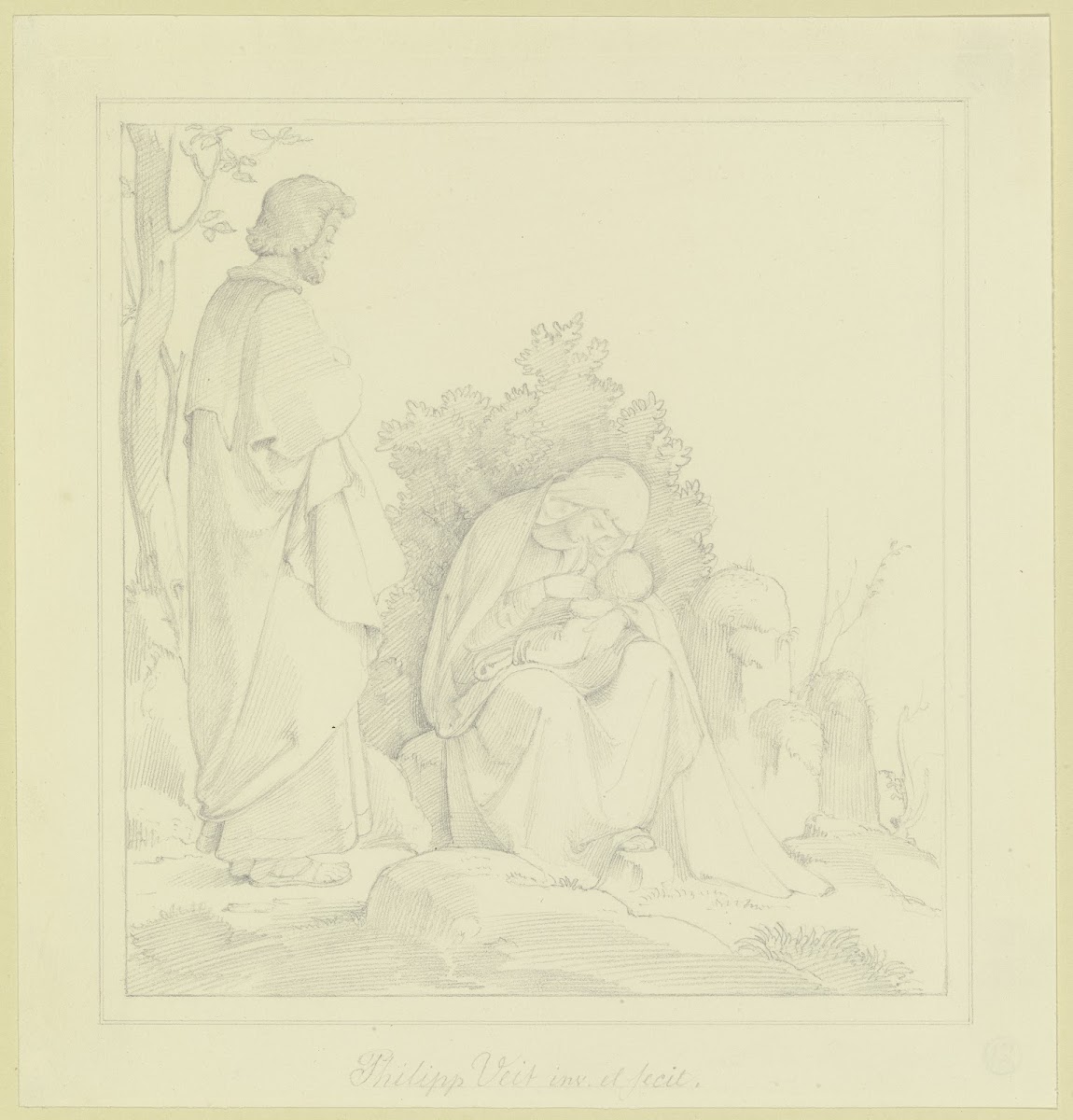 Die Ruhe auf der Flucht nach Ägypten ca 1840 1847