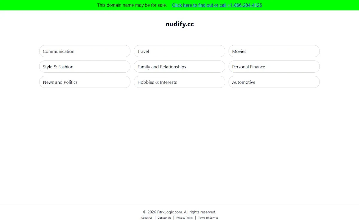 Captura de nudify.cc
