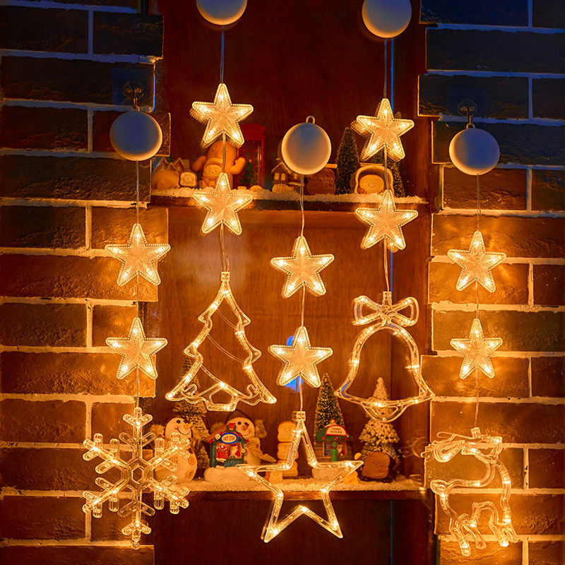 Decorative LED Suction Cup Light for Windows