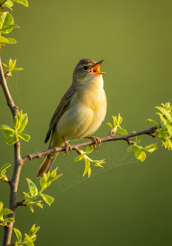 Singing Willow Warbler
