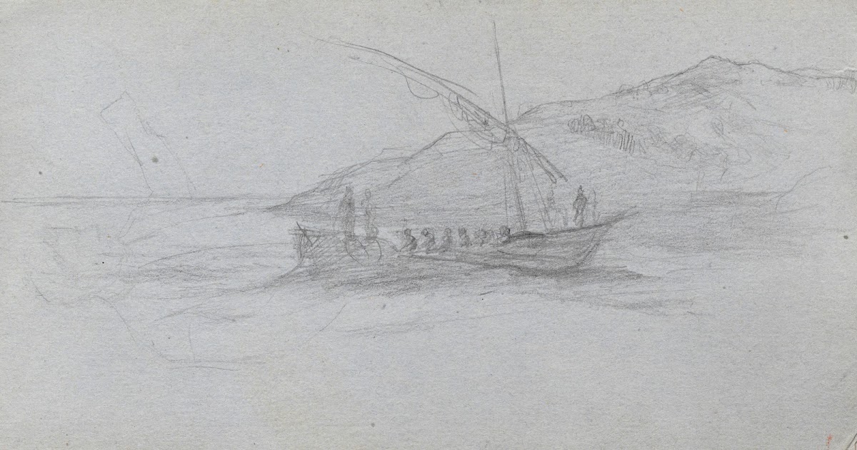 Seascape and Figure 1860s