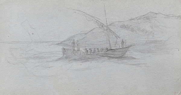 Seascape and Figure 1860s
