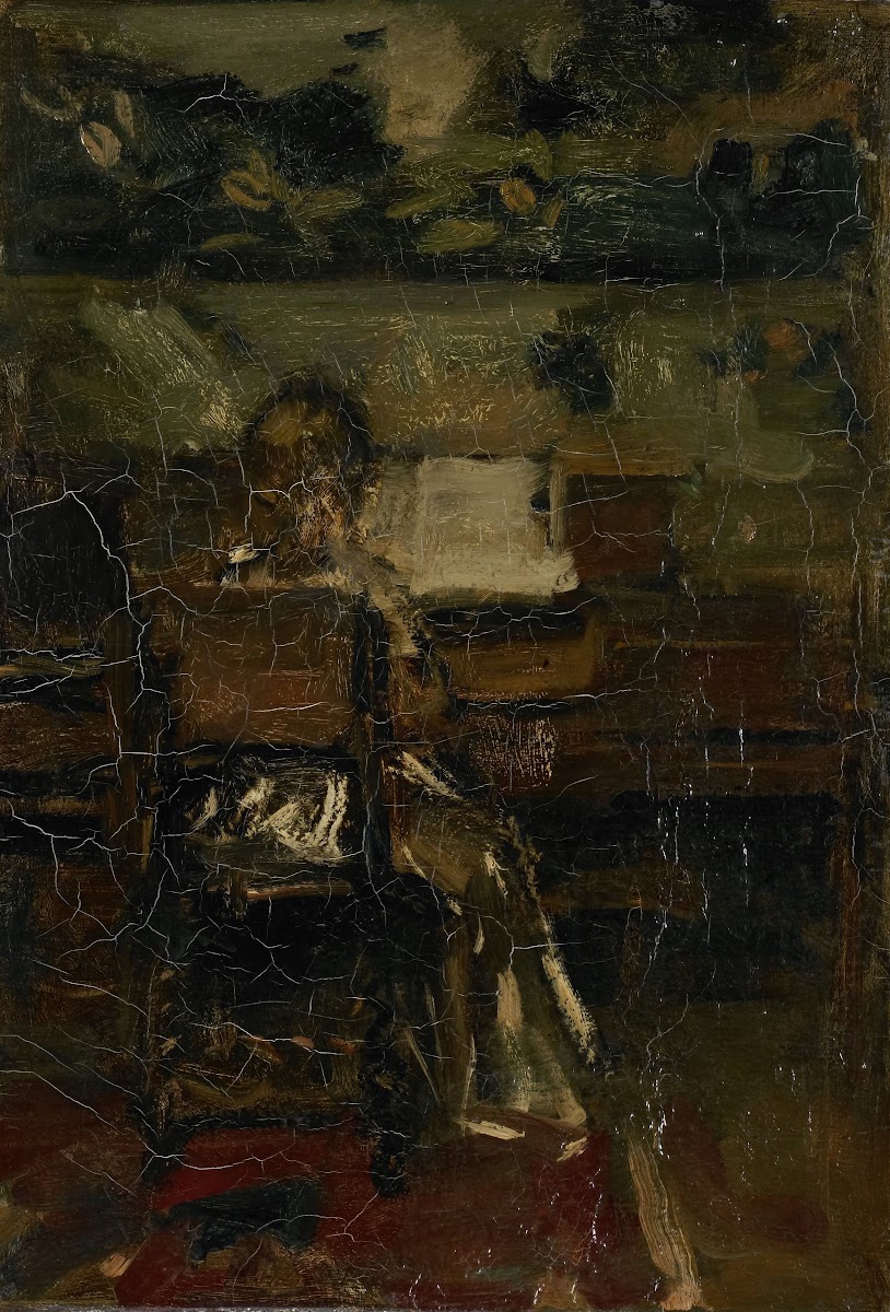 Meisje aan de piano c 1889