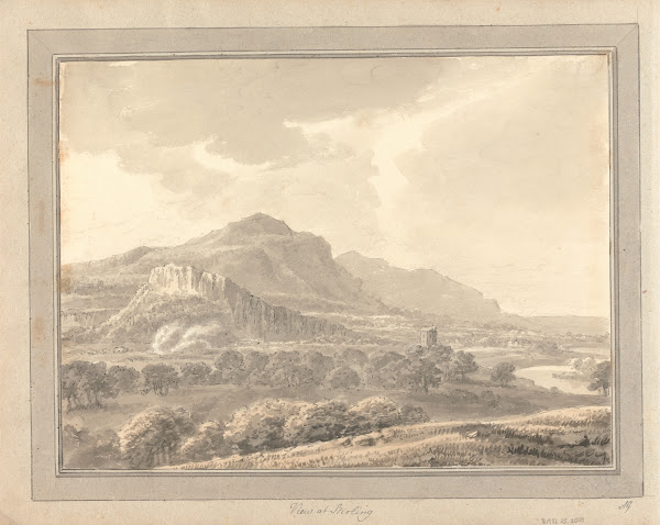 Views in England Scotland and Wales Tour in Scotland View at Sterling 1803