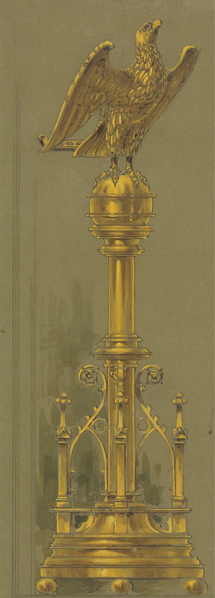 Design executed for Jones and Willis metal and wood workers and church furniture