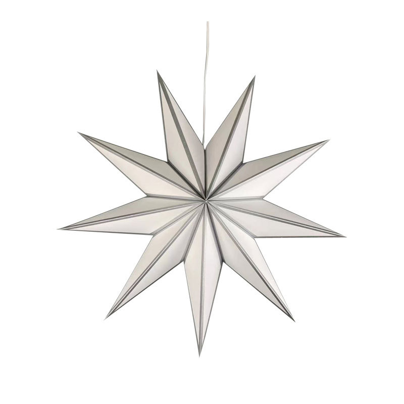 Nordic Star Lampshade, 9-pointed, Metal
