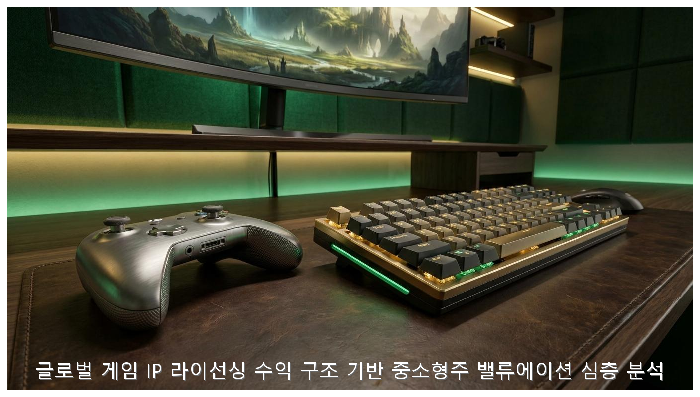 글로벌 게임 IP 라이선싱 수익 구조 기반 중소형주 밸류에이션 심층 분석 핵심 안내 및 분석 인포그래픽 (6)
