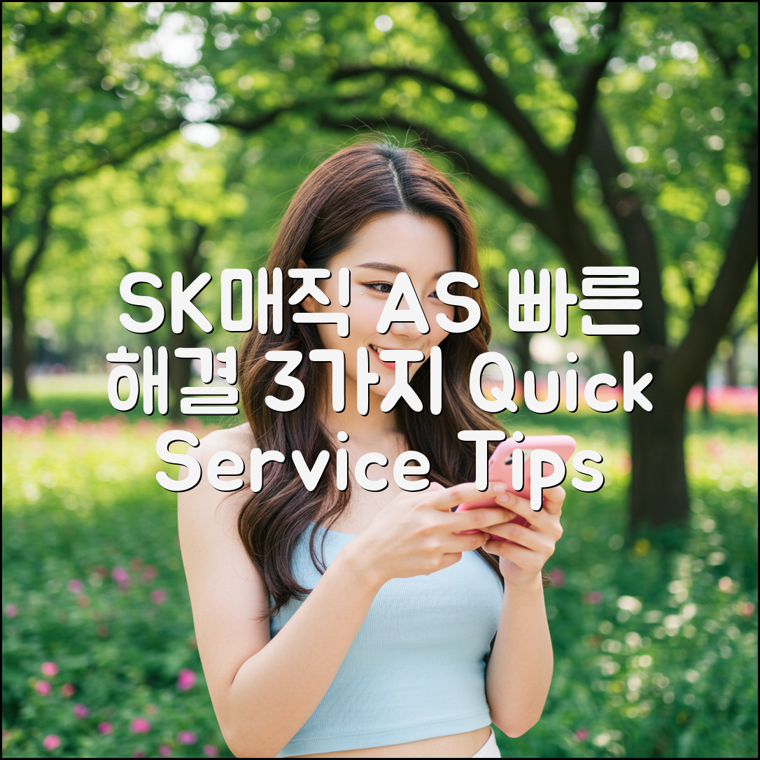 SK매직 A/S 신청 3가지: 빠른 서비스 받는 법