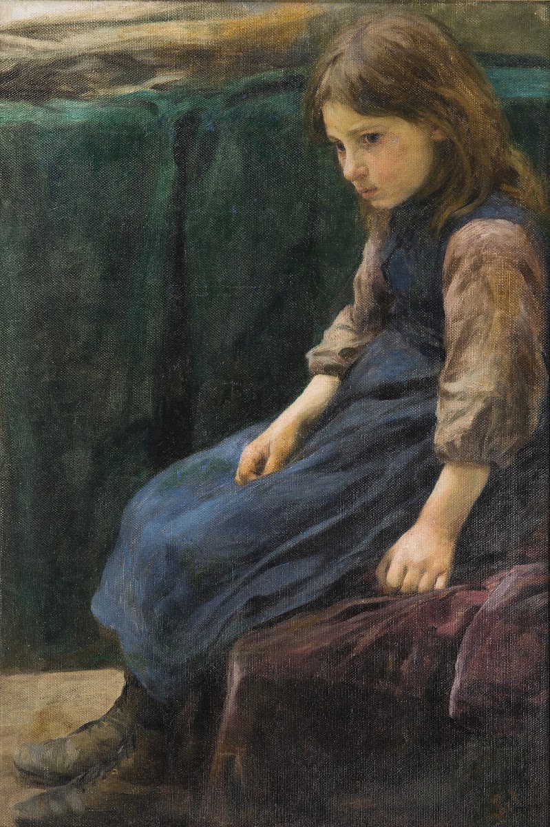 A Sitting Girl