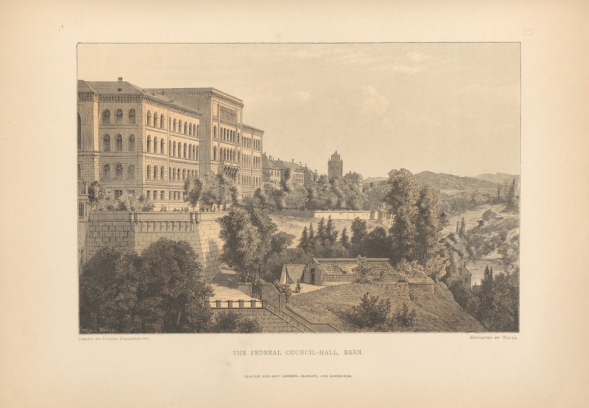 Julius Zimmermann  The Federal Council Hall Bern 1881