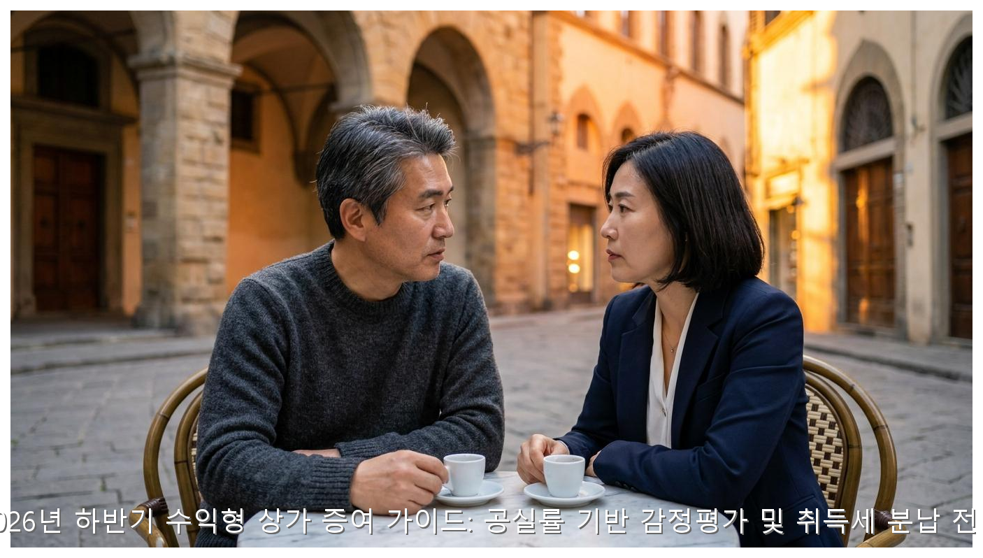 2026년 하반기 수익형 상가 증여 가이드: 공실률 기반 감정평가 및 취득세 분납 전략 핵심 안내 및 분석 인포그래픽 (5)