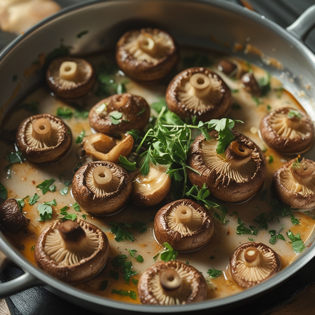 These Garlic Mushrooms Are My New Obsession! Easy, Quick & Flavorful Homemade Recipe finished