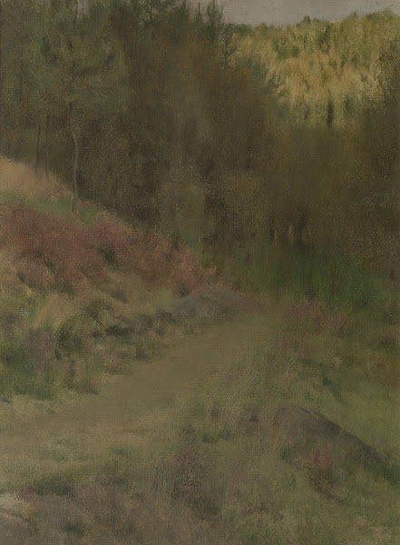 Landscape in Fosset circa 1890 1895