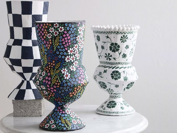 Papier-Mâché Vase – undefined