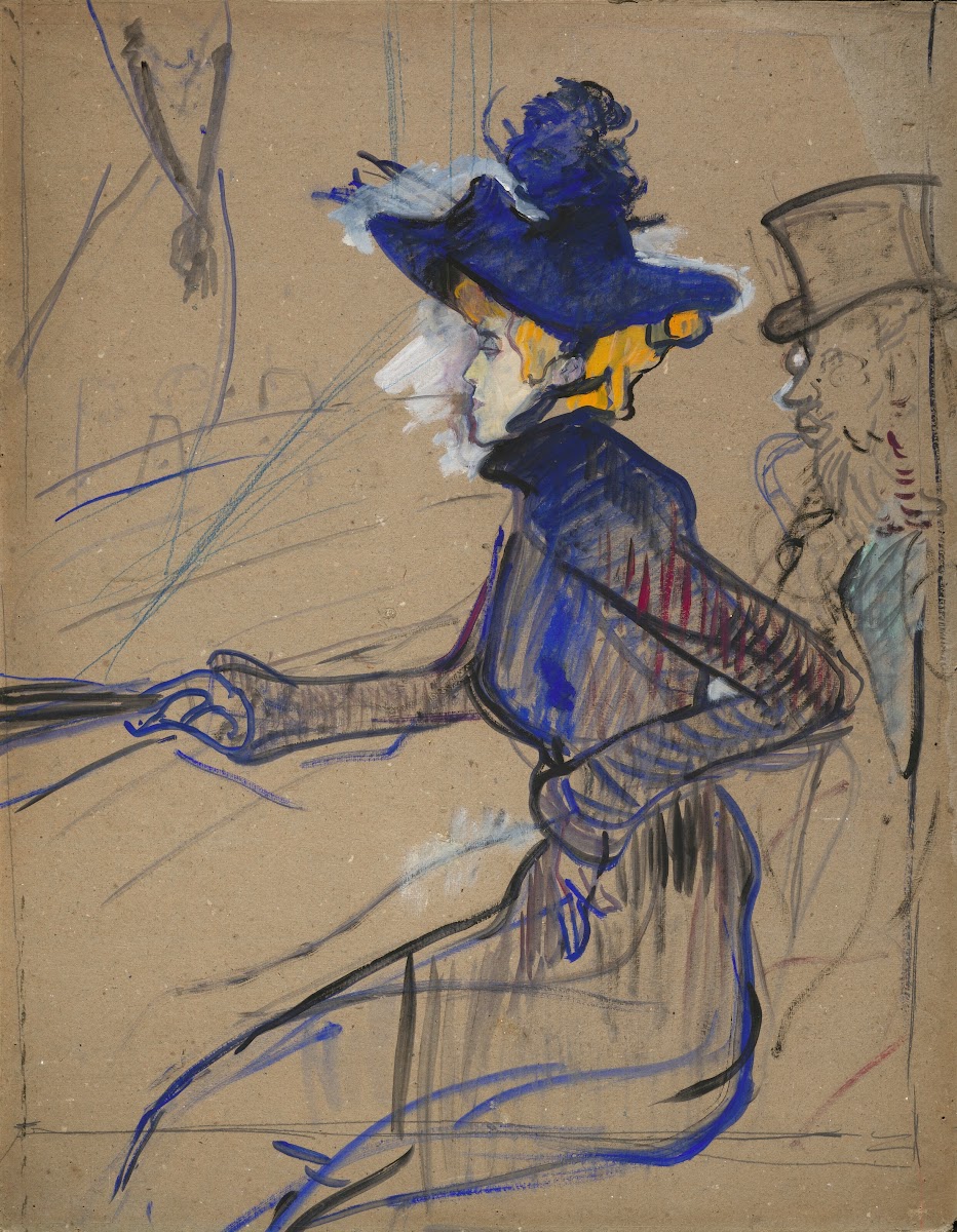 Jane Avril au Divan Japonais 1892