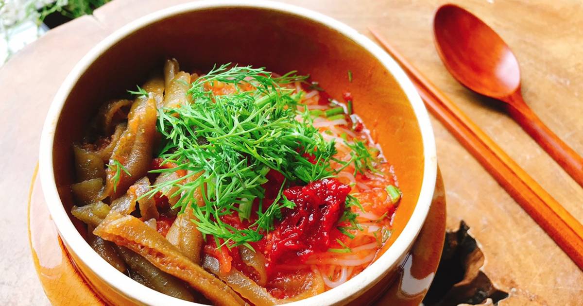 Bún tảo xoắn cay