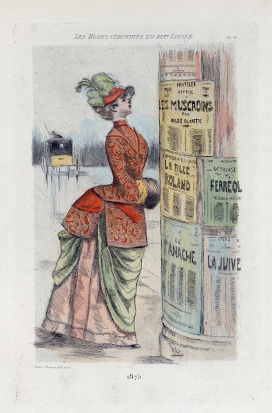 1875 Womens fashion in nineteenth century Paris 1902