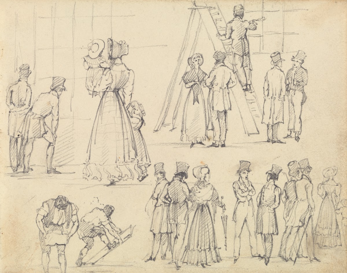 Street Activity ca 1827