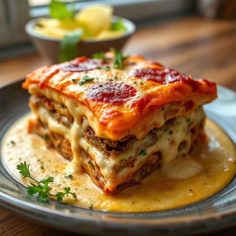 Million Dollar Creamy Beef Lasagna (Ultimate Comfort Food) – Easy Homemade Weeknight Win finished