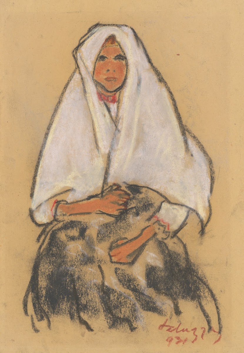 Girl in a White Scarf 1931