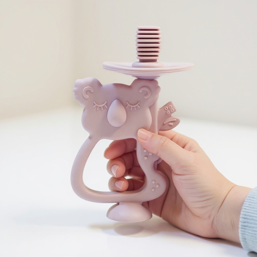 2-in-1 Koala Beißring aus Silikon