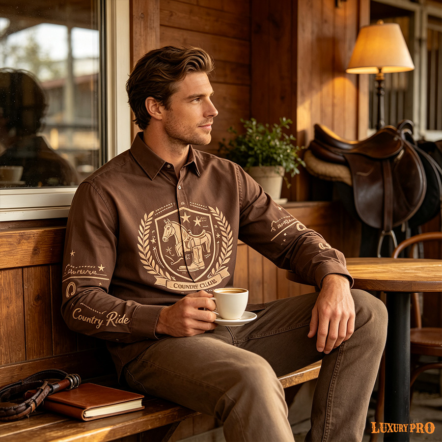 AOP EGD Long Sleeve Button Shirt