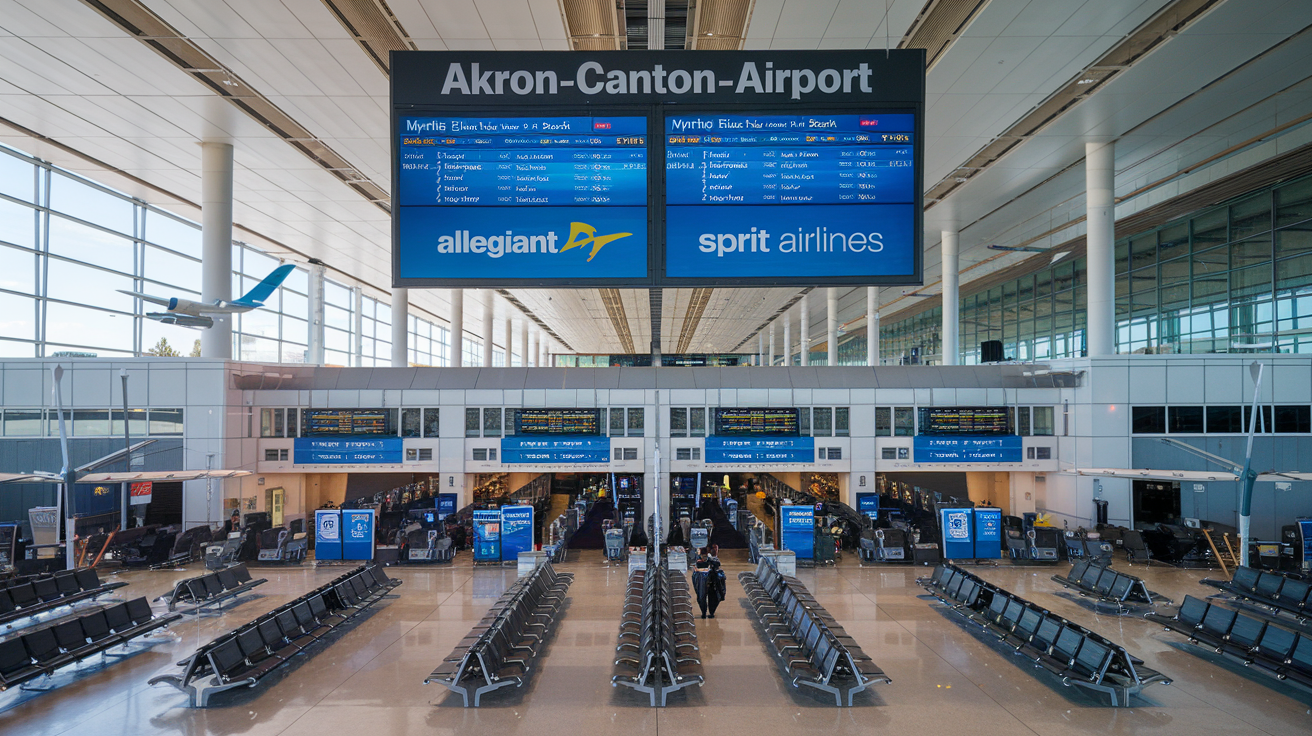 Airlines Flying Akron Canton to Myrtle Beach