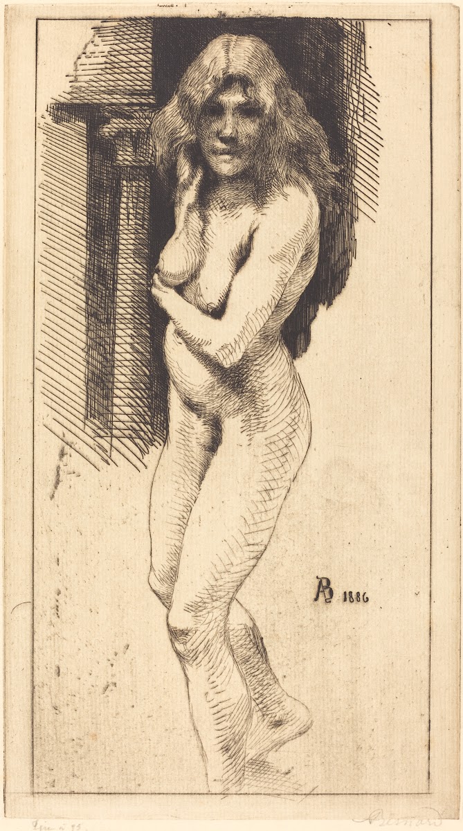 Carmen Standing in the Nude Carmen nue debout 1886